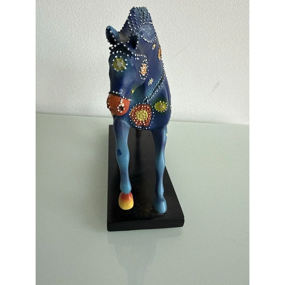 ✿ Boho Painted Pony Kokopelli Horse Figurine Westland Art Tribal Decor Native US